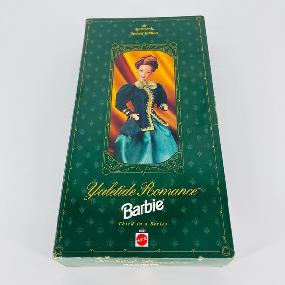 Yuletide Romance Hallmark Special Edition Mattel Barbie Doll - NRFB/NIB - Picture 13 of 16